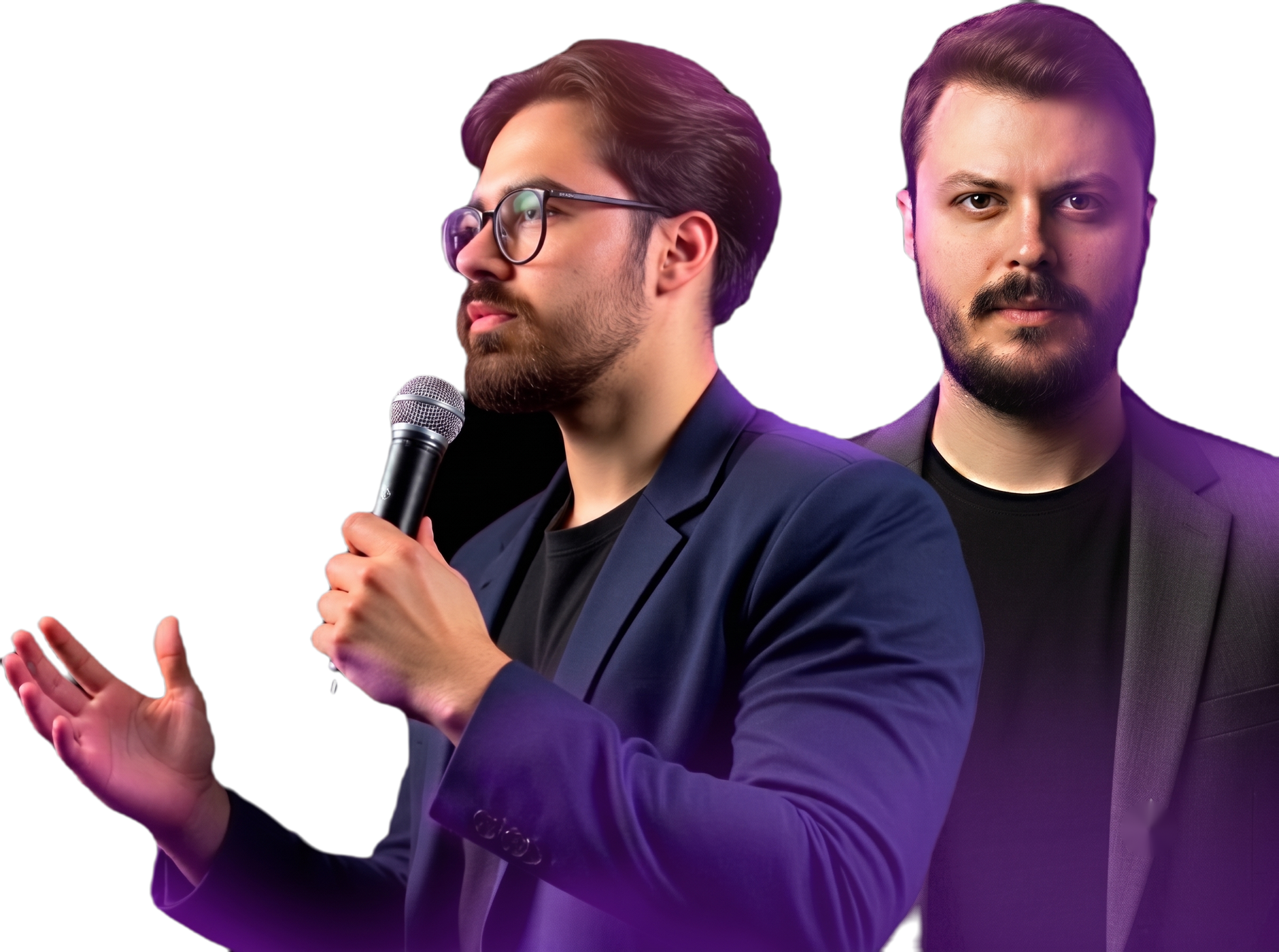 Erik Tafuri e Miguel Maulim